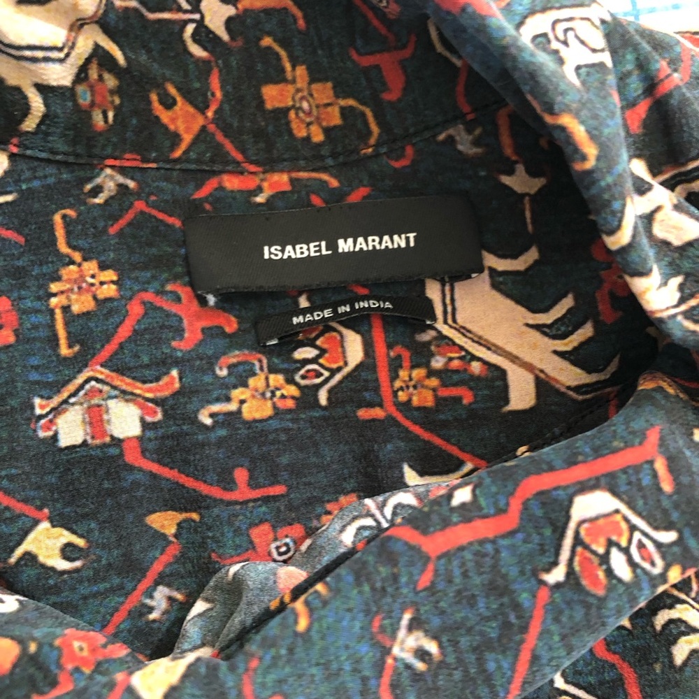 Isabel Marant Multicolor Patterned Top - image 5